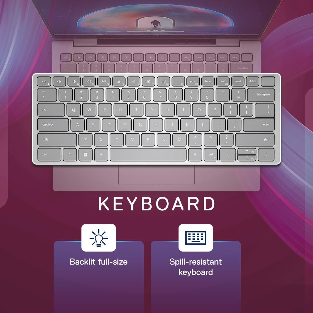 Dell Inspiron 5430 13th Gen Laptop, Intel i5-1335U/8GB LPDDR5/512GB SSD/ 14.0" (35.56Cms) FHD+ Comfortview/Backlit KB/Win 11 + MSO'21/Mcafee 15 Months/Platinum Silver/Thunderbolt 4.0 Port/1.59KGs - Image 8