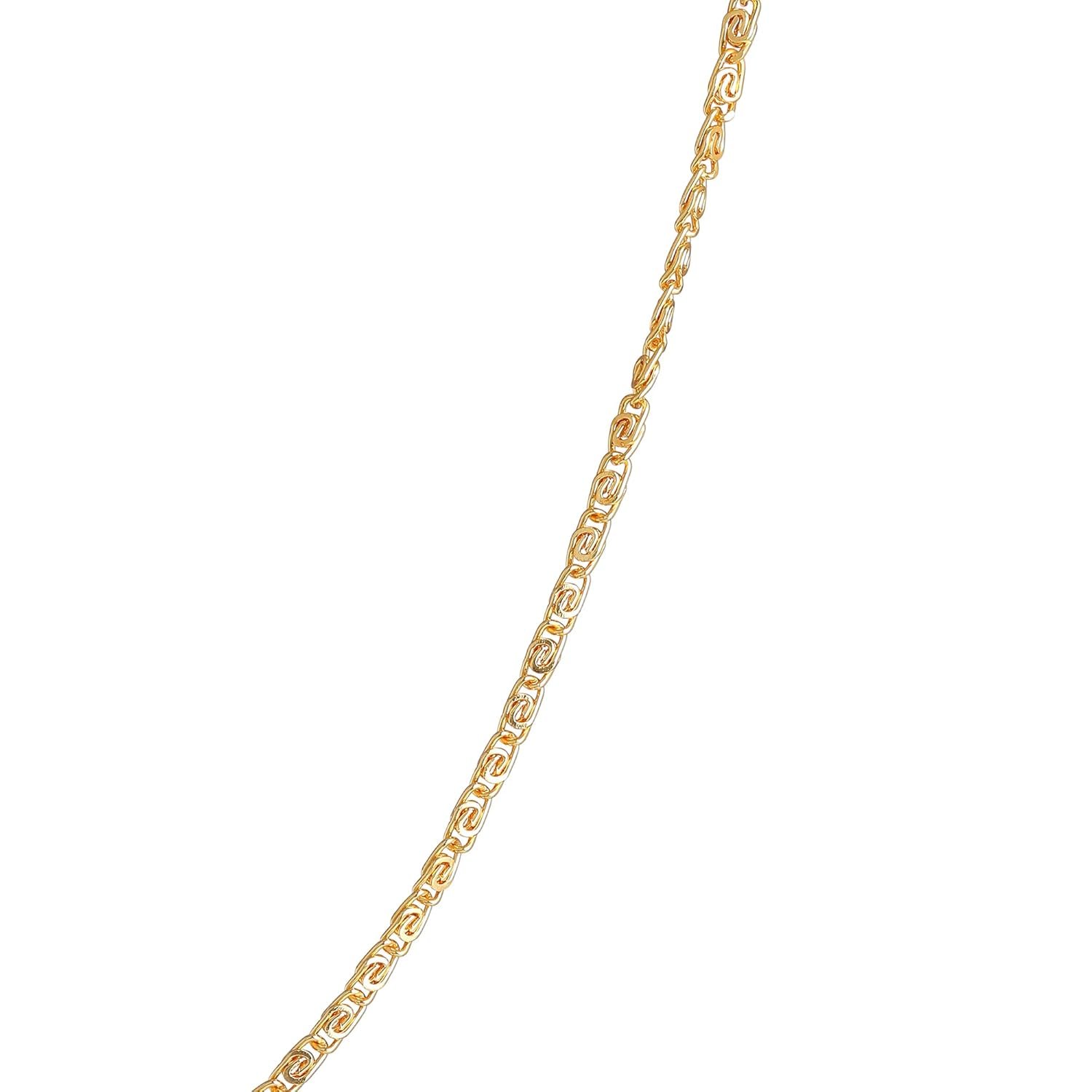 Fashion Jewelry Neck Chain for Men & Women: Gold Plated Luxurious Glamour Lightweight Necklace Chain- Perfect for Everyday and Office Wear for Men & Women (Unisex) -OSAK010-IG CHAIN - Image 6
