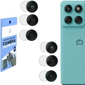 ( Pack of 2 Camera Guard Camera Lens Protector Compatible For MOTOROLA EDGE 60 FUSION || Unbreakable Polycarbonate Material with Easy Installation Kit
