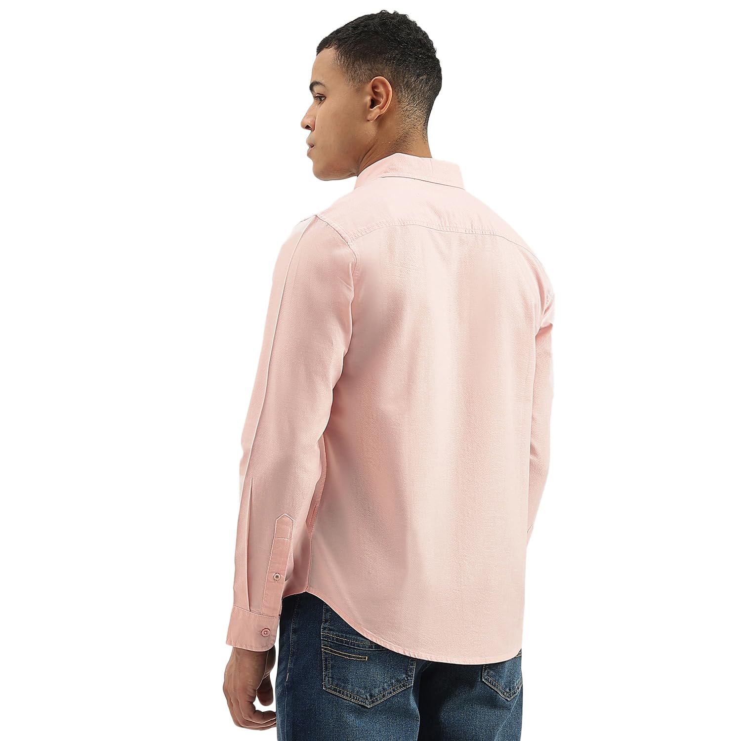 United Colors of Benetton Men's Solid Regular Fit Shirts - Image 2