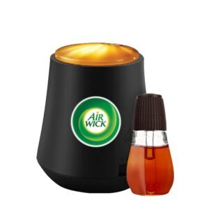 Air wick (Machine + Peony & Jasmine Blossom Refill – 20 ml) Essential Mist Automatic Fragrance Mist Diffuser Kit | Natural Essential Oils Diffuser | Automatic Air Freshener