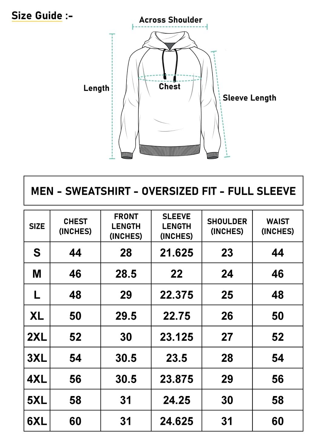 Bewakoof Men's Fleece Oversized Fit Sweatshirt Heavy Duty® 1.0 | Sweatshirt for Man Winter Wear - Image 6