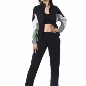 London Hills Women Sports Zipper Running Summer Track Suit | Sports TrackSuit
