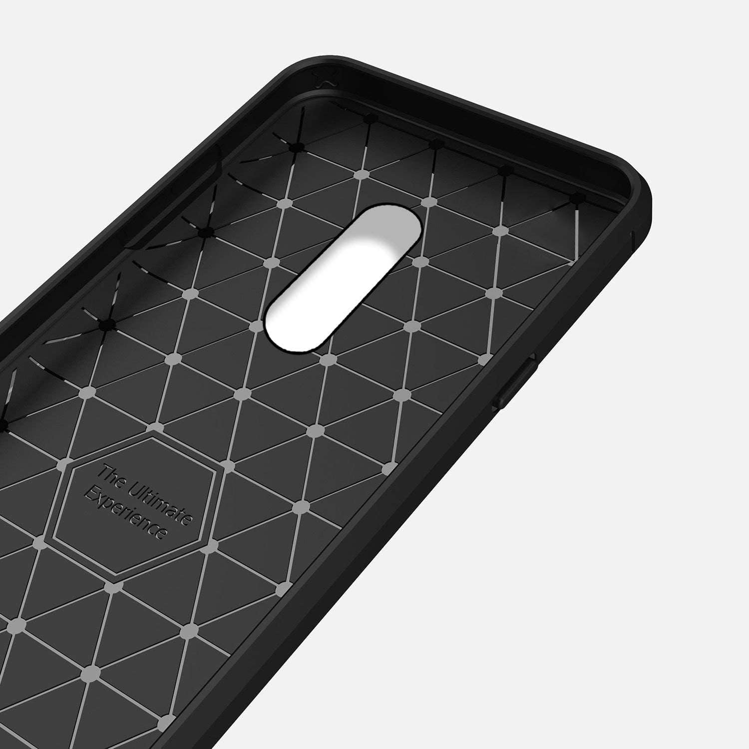 Amazon Brand - Solimo Moto Edge 60 Fusion 5G Back Cover | Back Case for Moto Edge 60 Fusion 5G | Carbon Fibre Rugged Armour (Black) - Image 3