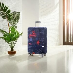 Luggage Cover Washable Dust Proof Anti-Scratch Polyester Blend Suitcase Protector Sutaible for VIP, Safari SKYBAG Large (Suitable for 77 CM) (Color 1)
