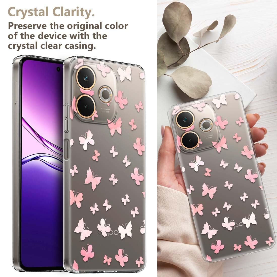 Fashionury Silicone Designer Printed Back Case Cover for Oppo A5 Pro 5G| Shockproof TPU Soft Flexible with Camera Protection -D0012 - Image 5
