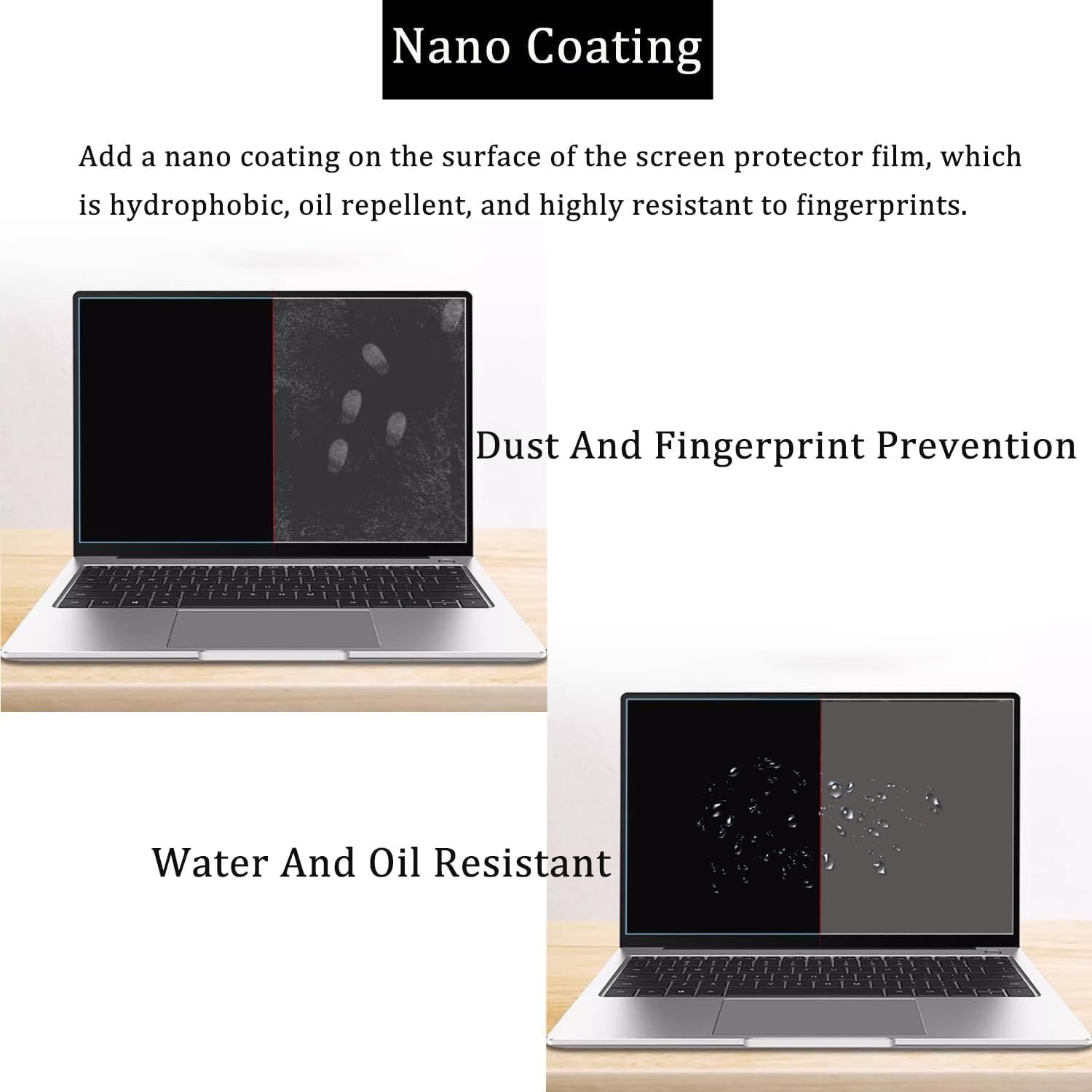 OJOS 15.6 Inch Screen Protector Compatible with HP Pavilion 15,HP Envy 15,Dell Insprion 15, Lenovo Ideapad 15,LOQ 15,Thinkpad 15,Acer Aspire 15.6",ASUS Vivobook 15.6" Laptop, 16:9 - Image 7