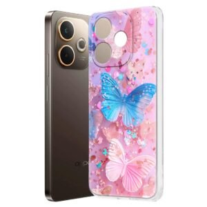Fashionury Back Cover for Oppo A5 Pro 5G Designer, Printed,Transparent,Flexible, Silicon -D2170