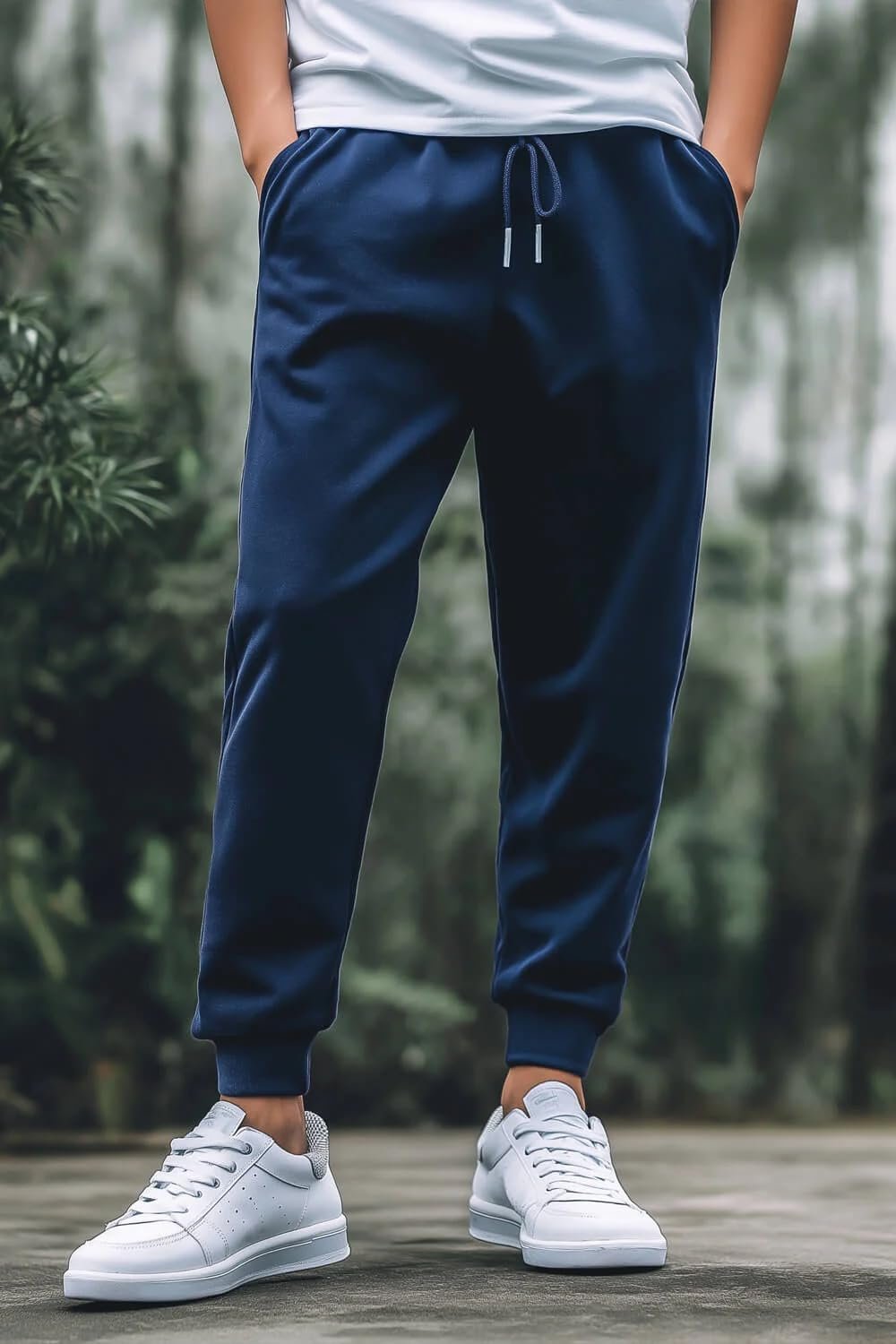 NOBERO Men's Regular Fit Mid Rise Joggers - Image 4