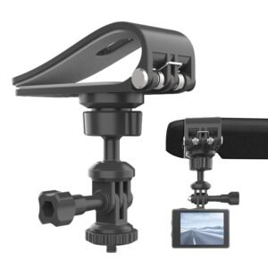 Camera Mount for Car, Sport Camera Mount, Sun Visor Holder with Go Pro Hero 13 12 11 10 9 8 7 6 5 4, for DJI Osmo Action 5 Pro/4/3 for Insta 360 X5 X4 X3 Ace Pro2 Accessories