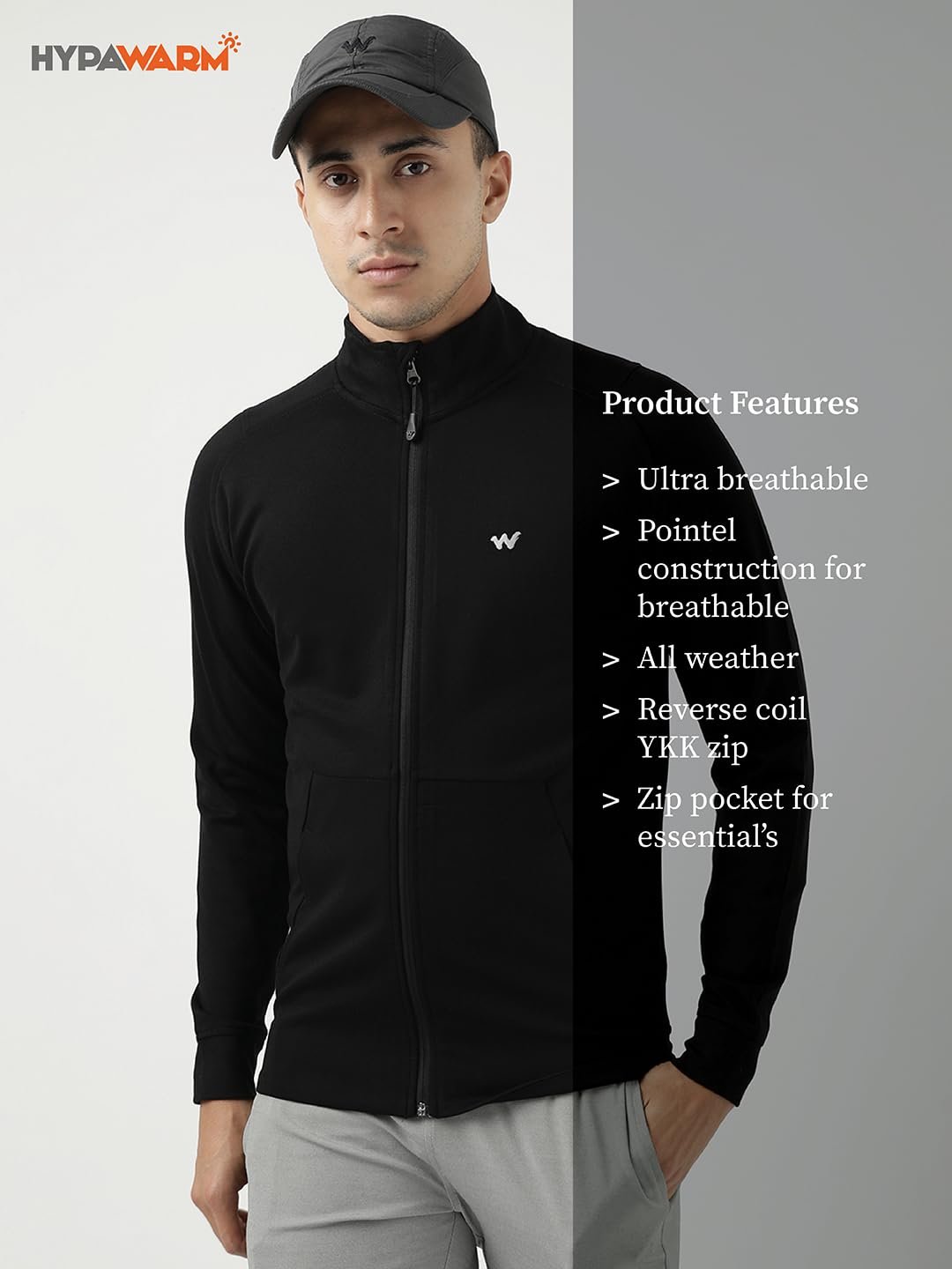 Wildcraft Men's Nylon Standard Trainer 4 Way Stretch Jacket, 42182 - Image 9