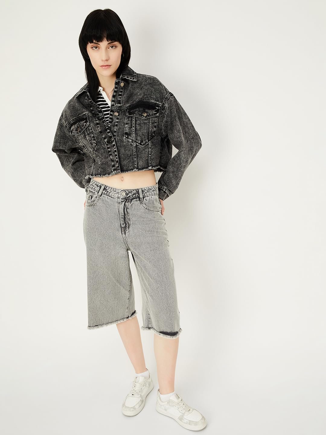 Max Women's Cotton Crop Jacket - Image 3