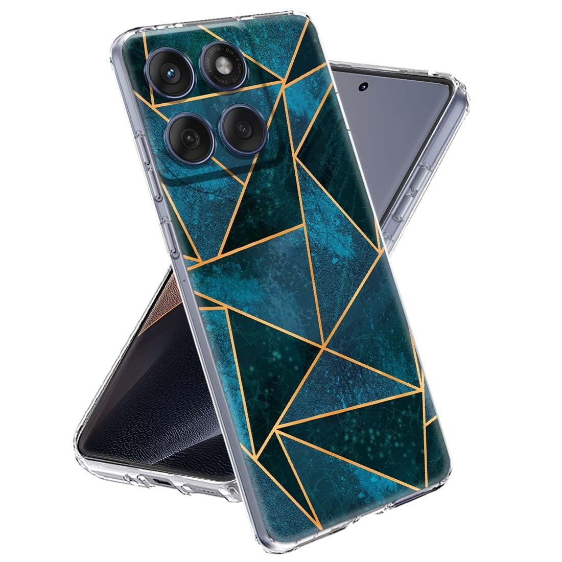 Fashionury Designer Soft Back Cover Case Compatible for Moto Edge 60 Fusion, Printed,Transparent,Flexible, Silicon for Motorola Edge 60 Fusion -D3010 - Image 2