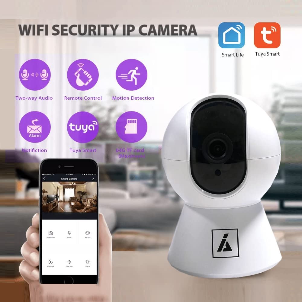 C300 PTZ 2MP Full HD Smart Wi-Fi CCTV Home Security Camera | 355° with Pan Tilt | View & Talk | Motion Alert | Night Vision | SD Card (Upto 128 GB), Two Way Talk - Image 5