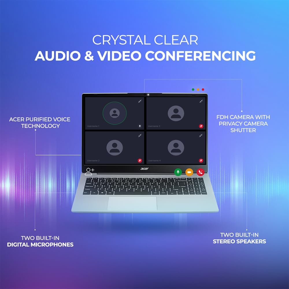 Acer Aspire, AMD Ryzen 7-7730U, 16GB RAM, 1TB SSD, Full HD 15.6"/39.62cm, Windows 11 Home, Pure Silver, 1.79KG, AS15-42, WiFi 6, AMD Graphics, Backlit Keyboard, 55Wh Battery Laptop - Image 7