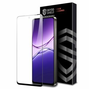 Military-Grade Gorilla Tempered Glass For Oppo A5 Pro (6.67 Inch) With Installation Kit | Edge to Edge Coverage | Black