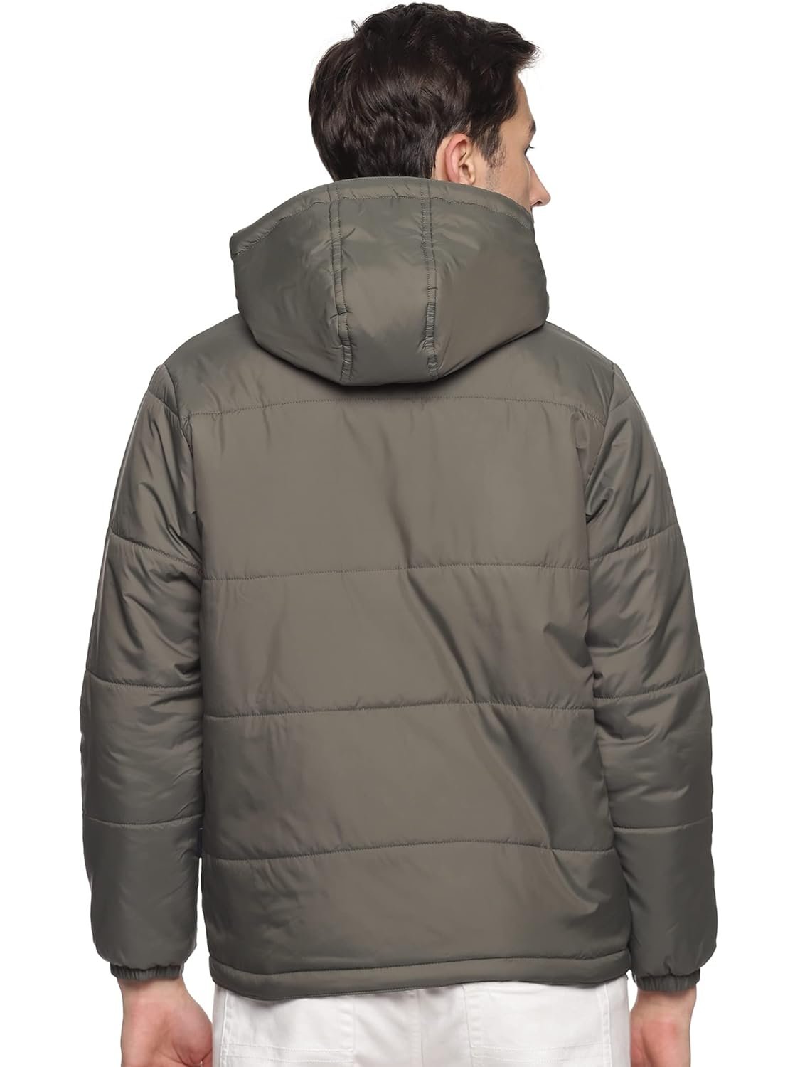 Ryker Solid Men's Standard Length Polyester Quilted Bumper Jacket Regular Fit - Image 2