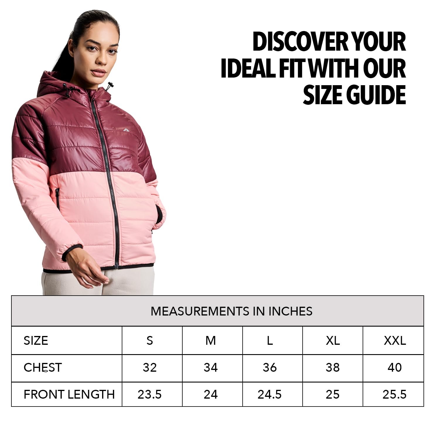 Boldfit jacket for woman puffer winter jacket for woman standard length jackets for women stylish latest hooded winter wear jackets for women cozy jerkins for ladies - Image 2