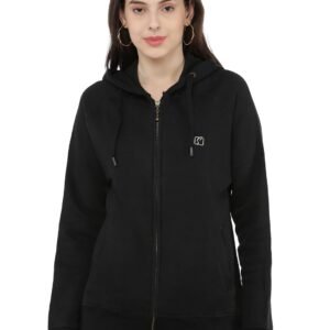 Rupa Softline PLAIN Women’s Hoodie with Zipper | Trendy Colors | With Pocket|Be Effortlessly You