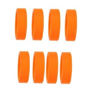 8X Silicone Suitcase Wheel Covers Protector Portable Orange|Portable Digital Weighing Scale for Gas Cylinder, Luggage, Travel, Bag for Women&Men, Rolling Luggage Bag, Travel Duffle Bag|