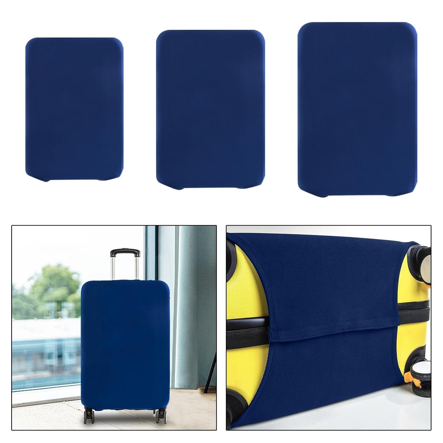 Trolley Case Cover Flexible Scratch Resistant Suitcase Protective Cover 20inch|Portable Digital Weighing Scale for Gas Cylinder, Luggage, Travel, Bag for Women&Men, Rolling Luggage Bag| - Image 3
