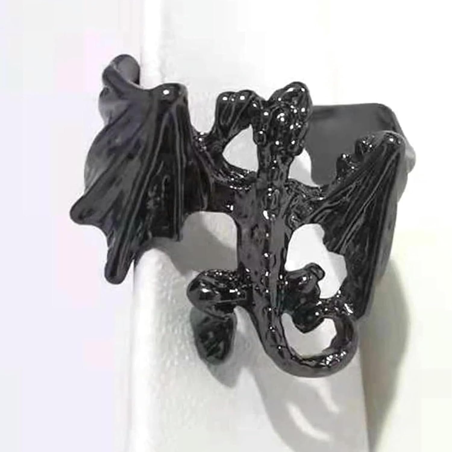 6 Pieces Gothic Jewellery, Adjustable Ring Set for Men and Women, Fashion Design Accessories for Everyday Wear - Image 5