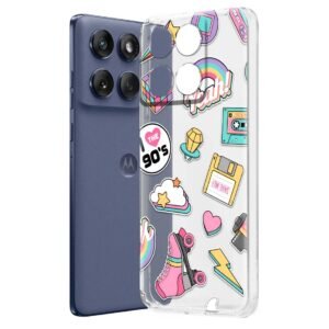 Fashionury Silicone Designer Printed Back Case Cover for Motorola Edge 60 Fusion -D2222
