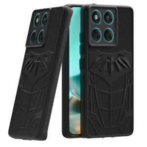bat Case for Motorola Moto Edge 60 Fusion 5G | Full Camera Protection | Soft TPU Flexible Shockproof Back Case -Black
