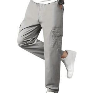 Lymio Men Cotton High Rise Cargo Pants (Cargo-26-29)