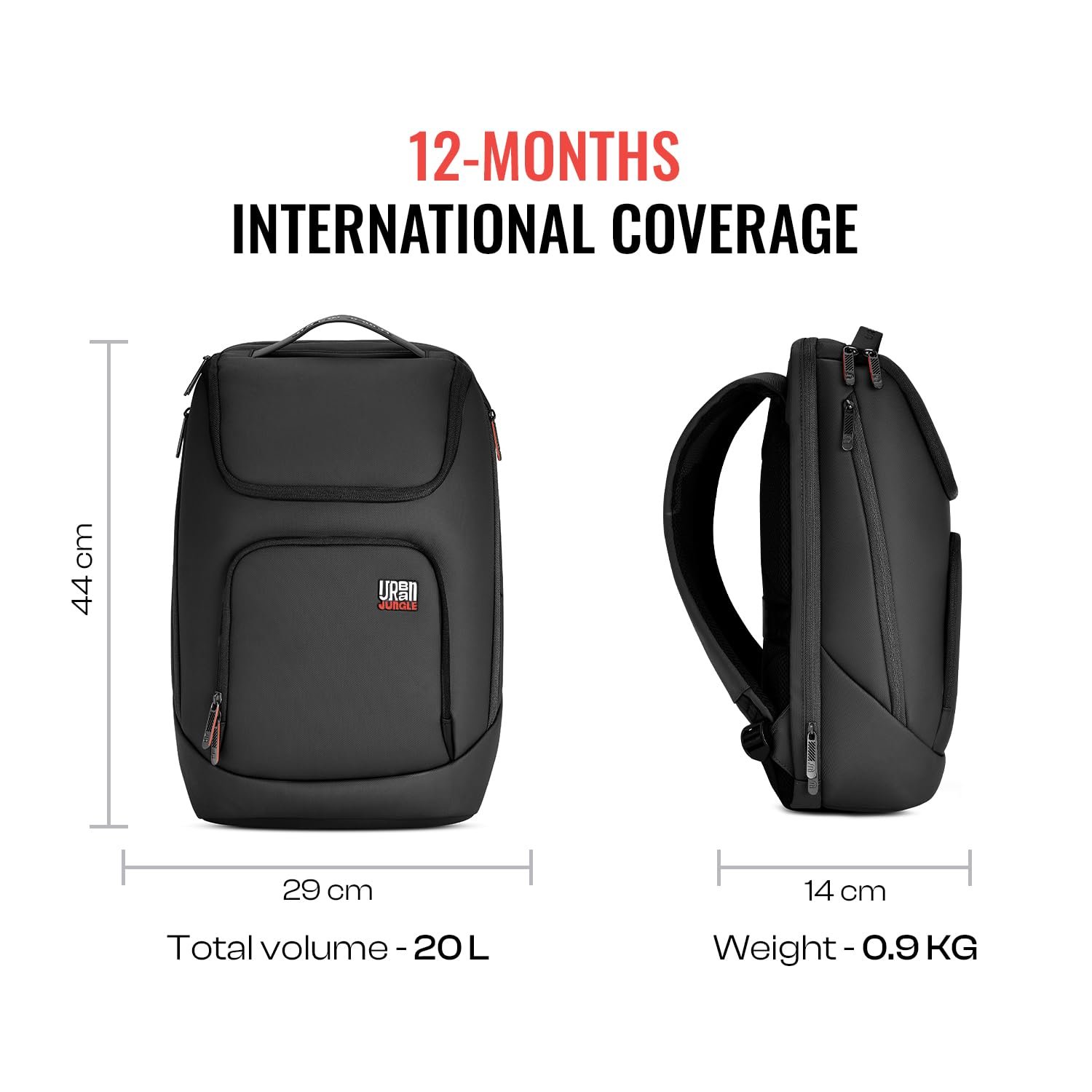 Urban Jungle by Safari, The Hive, Daily Commute & Office backpack | Premium fabric | Water Resistant | 180° Flat-open | Zipper Side Pockets | With Laptop & Tablet Sleeve Workpack - Image 7