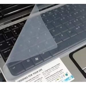 Oaky Universal Silicone Keyboard Cover 15.6 inch Laptop Keyboard Protector Skin, Dust Cover, Clear