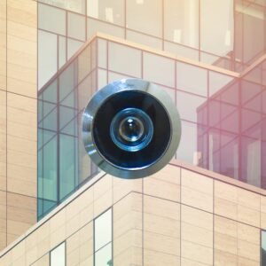 Foora Brass Door Eye Viewer – 220 Degree Wide Angle Peephole, HD Optical Glass Lens for Crystal Clear Home Security Viewer