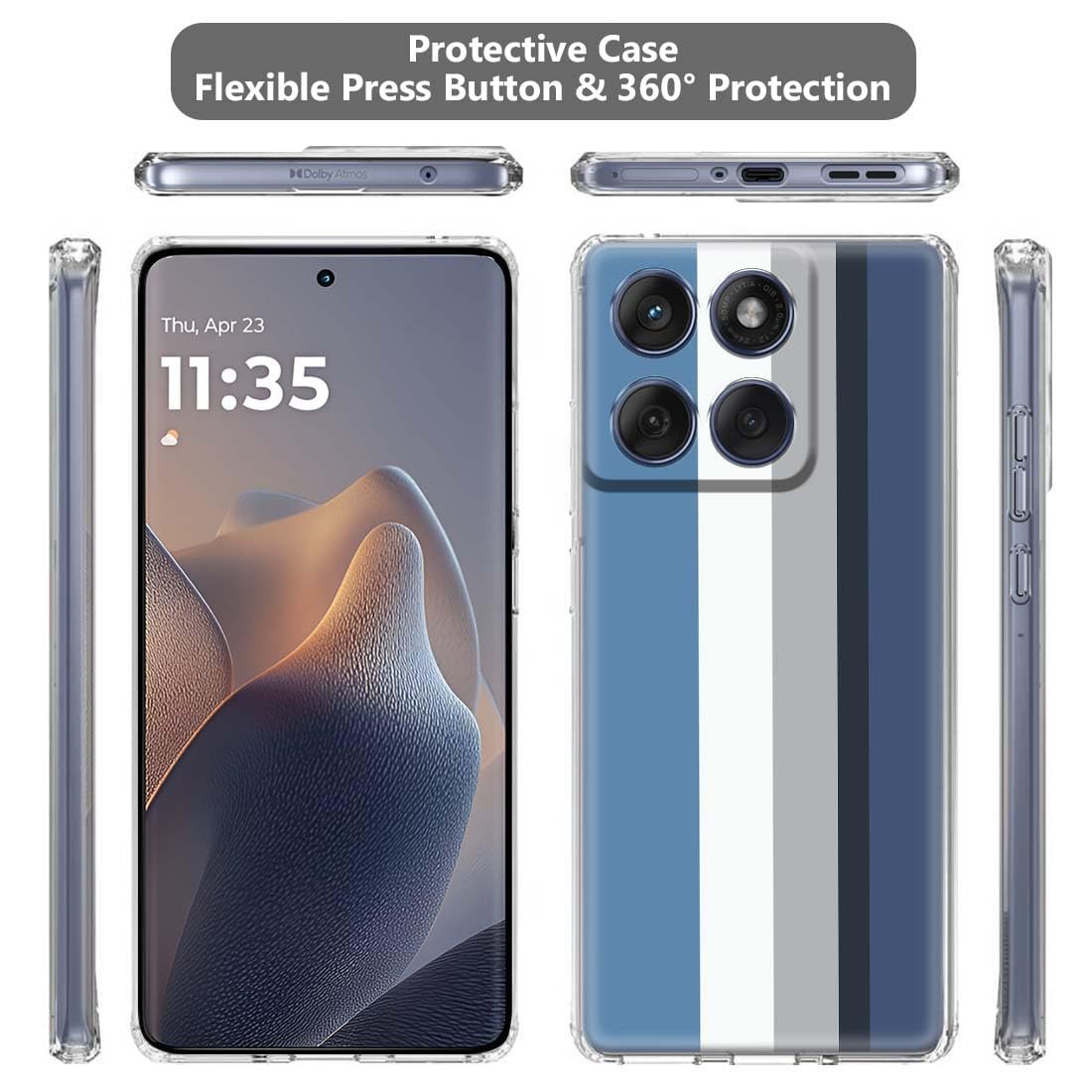 Fashionury Back Case for Moto Edge 60 Fusion, Back Cover for Motorola Edge 60 Fusion -D3007 - Image 4