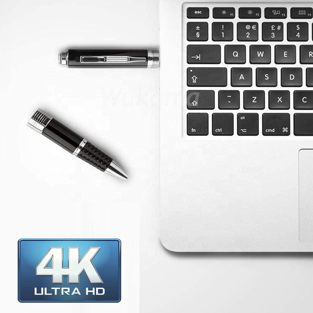 TECHNOVIEW 4k Full Hd Pen 1920pX1080p Camera Video and Audio Sound Recorder with Free 16GB Memory Card Portable Spy Pen Hd Recorder - Silver & Black Hidden Device