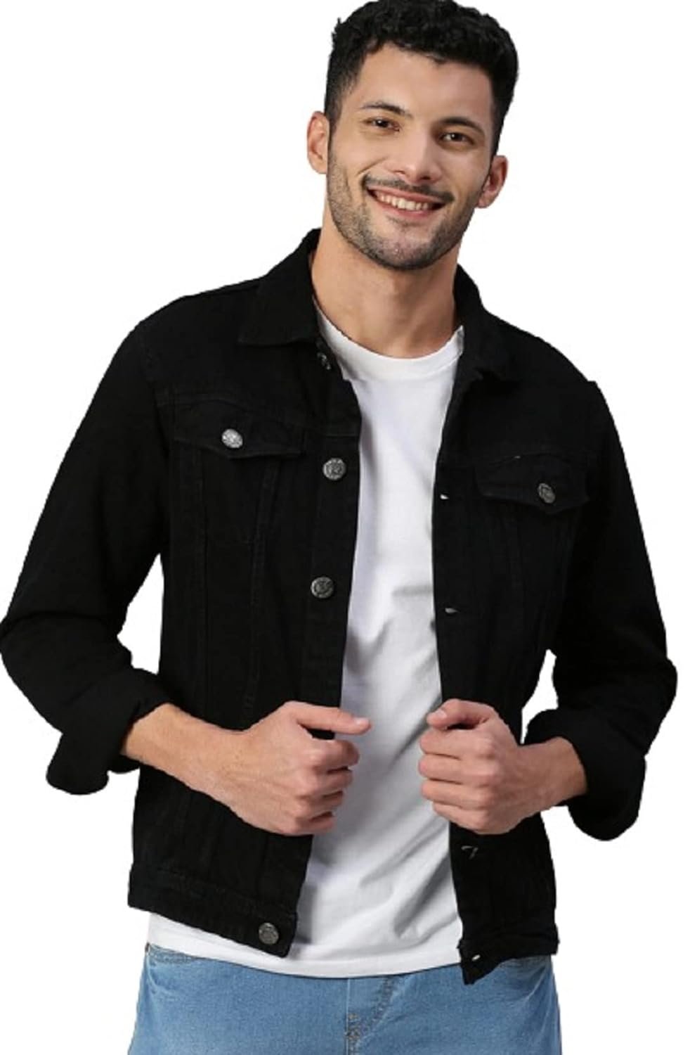 HIGH STAR Men's Denim Standard Jacket