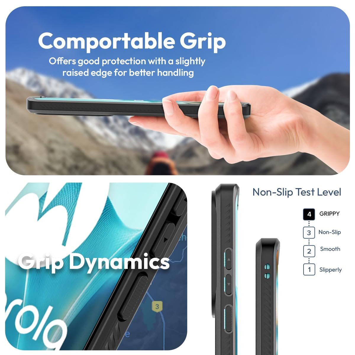 KAPAVER Impulse Back Cover Case Compatible for Motorola Edge 60 Fusion (PC + TPU) (GPS Kolkata), Multicolour - Image 7