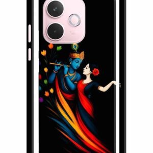 Designer Printed Hard Back Case Cover for Oppo A5 Pro 5G / CPH2695 | Lord Radha Krishna (Multicolor) – D6217