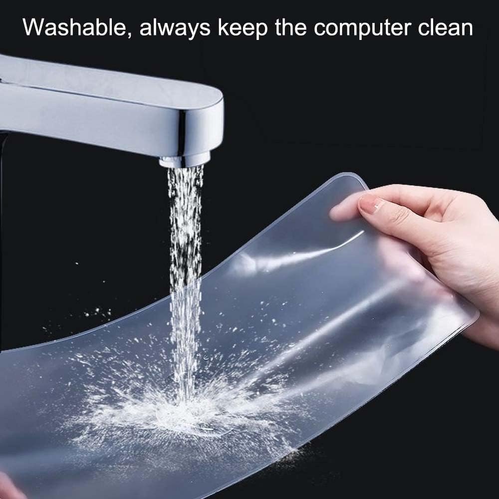 Oaky Universal Silicone Keyboard Cover 15.6 inch Laptop Keyboard Protector Skin, Dust Cover, Clear - Image 3