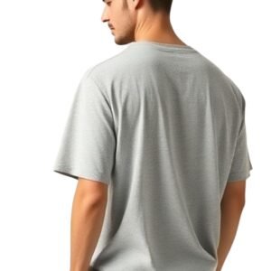 Good Mood Oversized T-Shirt, Grey Melange, Casual Wear