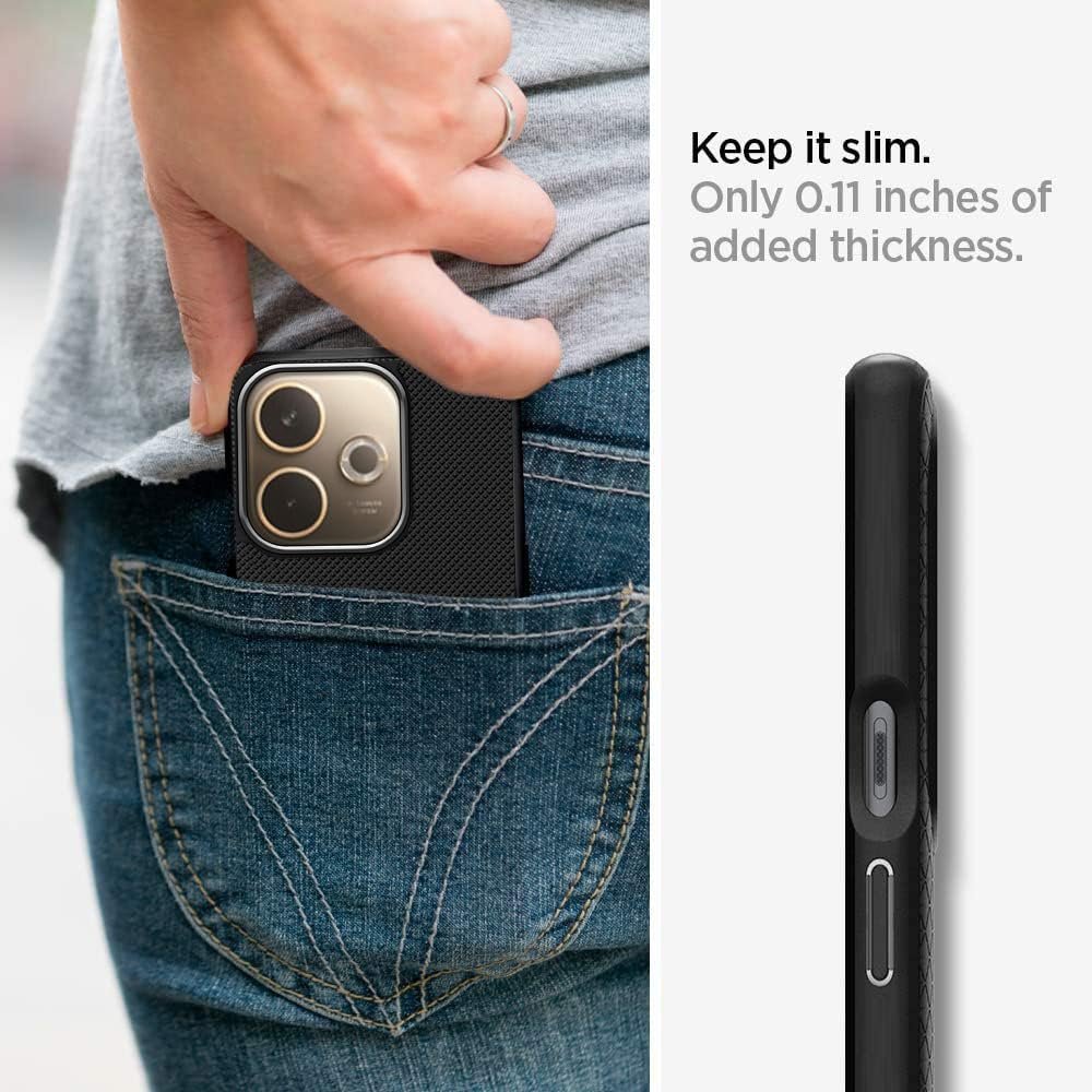 SHINESTAR Soft Silicone Back Case for Oppo A5 Pro 5G | Shockproof Air Dotted Design | Anti-Fingerprint Matte Texture | Full Camera & Corner Protection - Black - Image 7