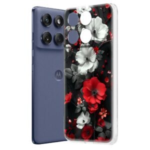 Fashionury Back Case for Moto Edge 60 Fusion, Back Cover for Motorola Edge 60 Fusion -D3282