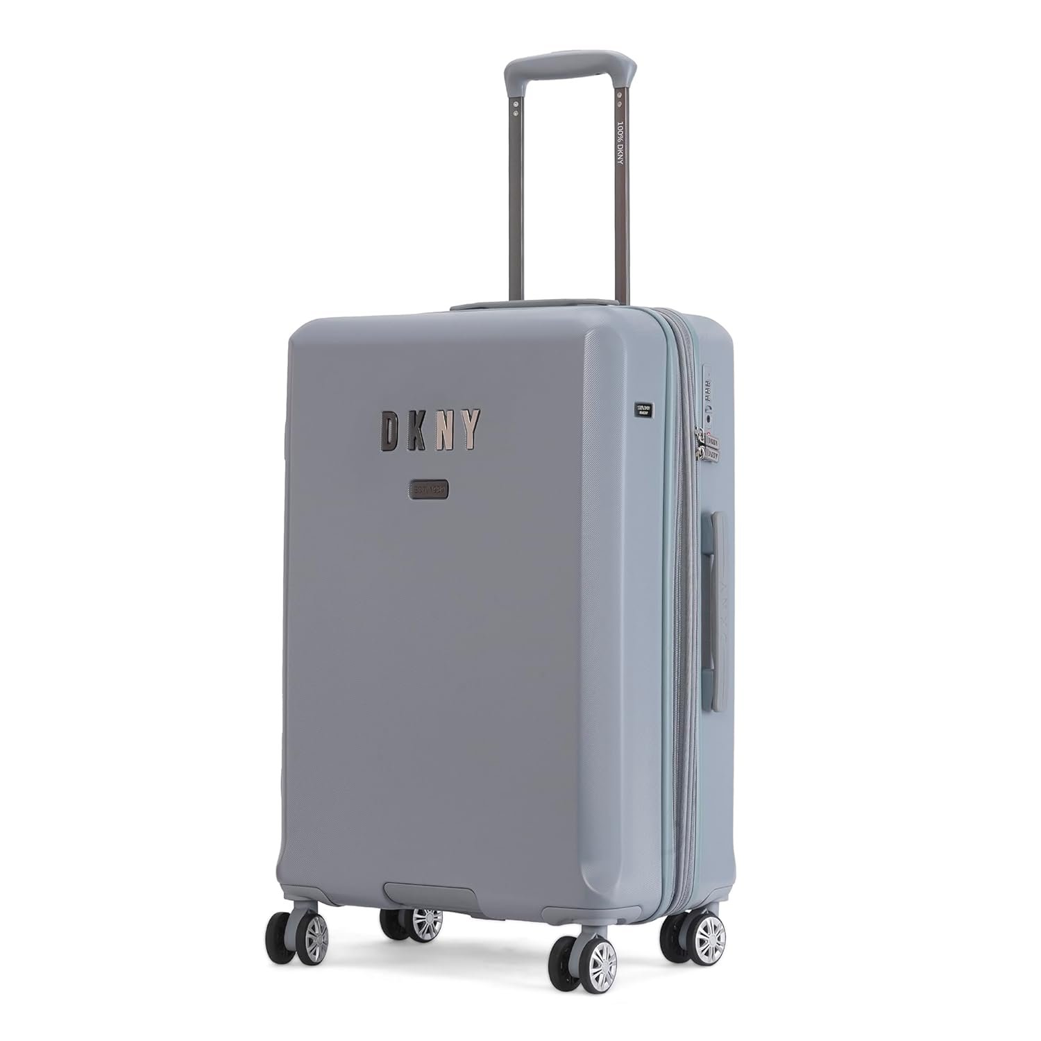 DKNY Urban Safari Range Blue Suede Hard 24" Medium Luggage - Image 3