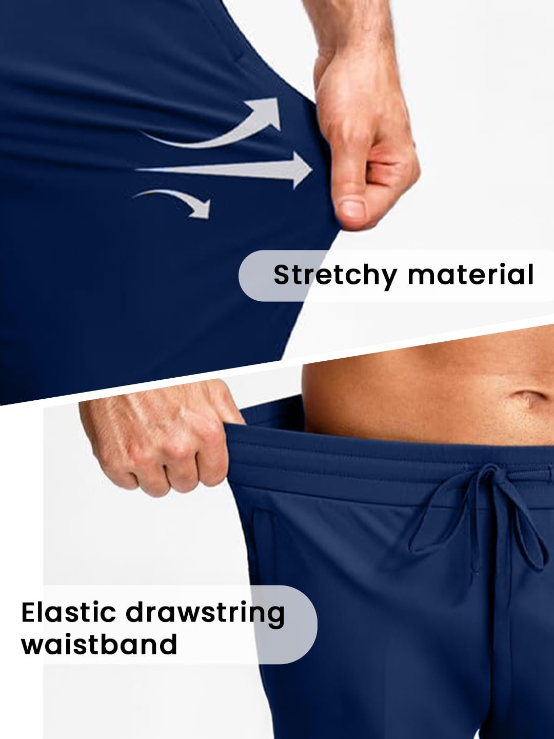 NOBERO Men's Regular Fit Mid Rise Joggers - Image 5