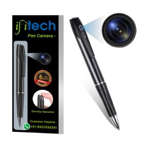 IFITech Spy 1080p Full Hd Pen Camera Hidden | 100 Minutes Battery Life | Indoor Outdoor Body Camera with Video Audio Recording | Secret Pen Recorder with Free OTG Connector | 6 Months Warranty