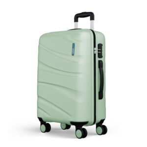 Safari Large Persia 8 Wheels 77cm Checkin Trolley Bag Hard case Polycarbonate 360 Degree Wheeling System Luggage, Travel Bag, Suitcase for Travel, Trolley Bags for Travel, Jade Green
