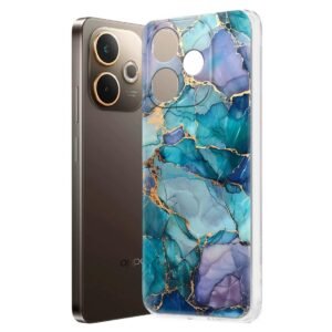 Fashionury Back Cover for Oppo A5 Pro 5G Designer, Printed,Transparent,Flexible, Silicon -D3182