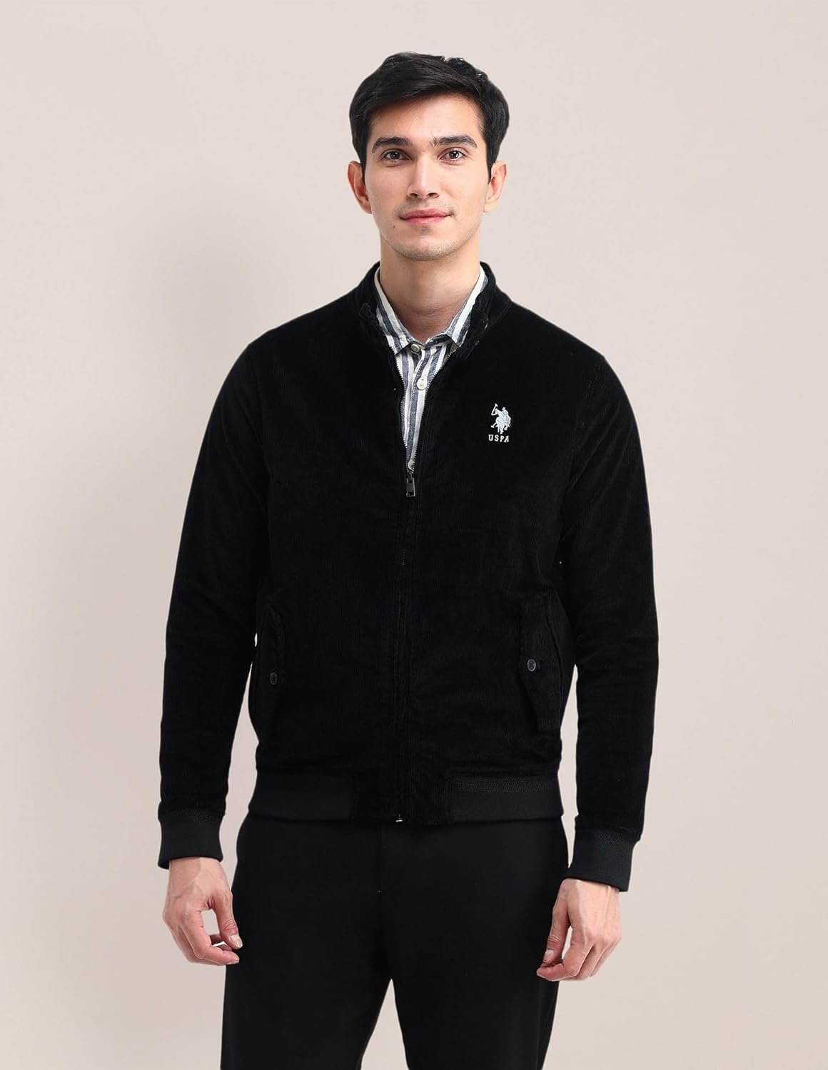 U.S. POLO ASSN. Mock neck regular fit jacket_USJCK558 - Image 9
