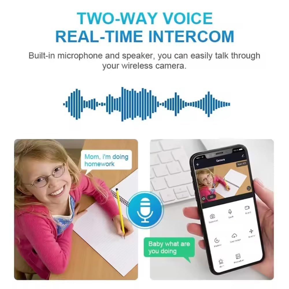 Maizic Smarthome Smart Robo Bulb Camera with Live View 2 Way intercom Sd Card Recording 360 Panoramic View Motion Detection 6 Months Warranty - Image 6