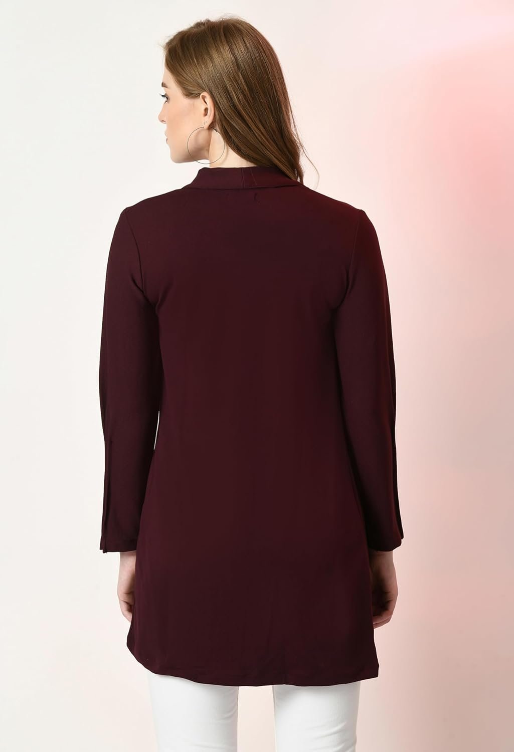 ARBITER COLLECTION Black Cotton Shrugs for Women Stylish Latest (408_blk_) - Image 2