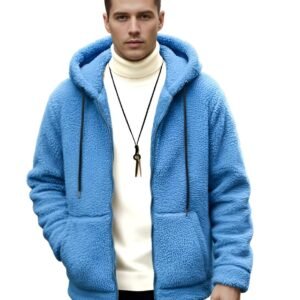 Ben Martin Men Fleece Standard Length Zipper Hoodie with Kangaroo Pocket | Winterwear Jacket